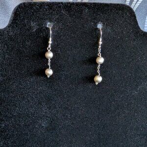 Vintage Faux Pearl Drop Earrings